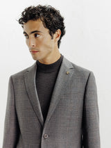 Costume 2 boutons taupe - IZAC