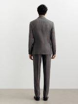 Costume 2 boutons taupe - IZAC