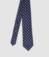 Hans Blue Flowers Micro Flower Tie