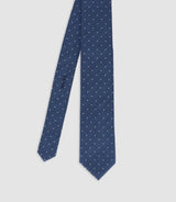 Hector blue polka dot tie