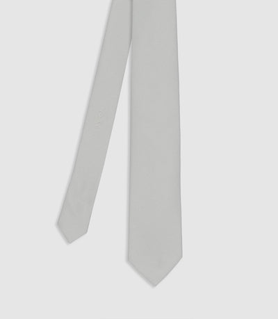 Cravate unie grise - IZAC