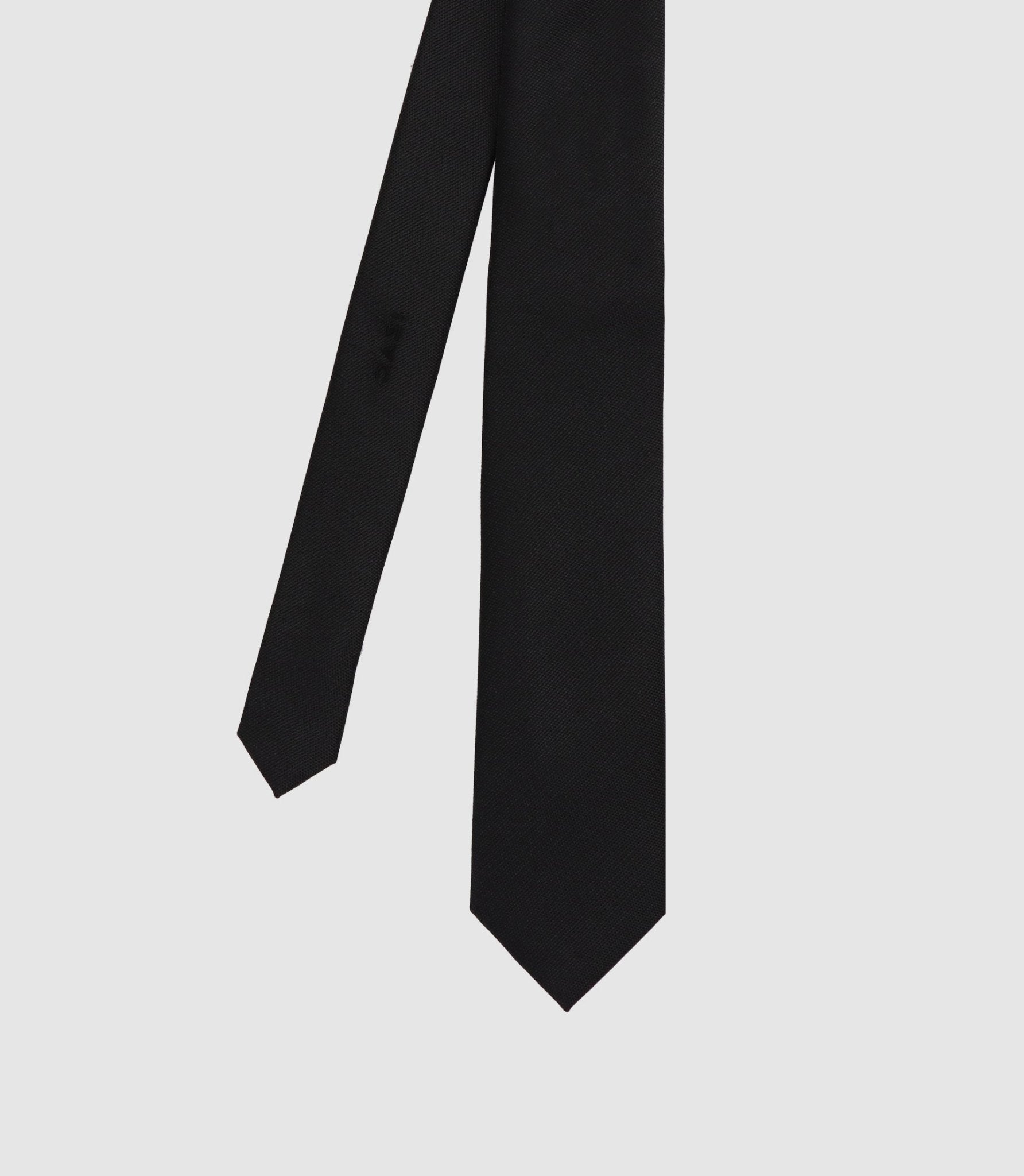 Cravate unie noire - IZAC