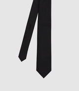 Cravate unie noire - IZAC