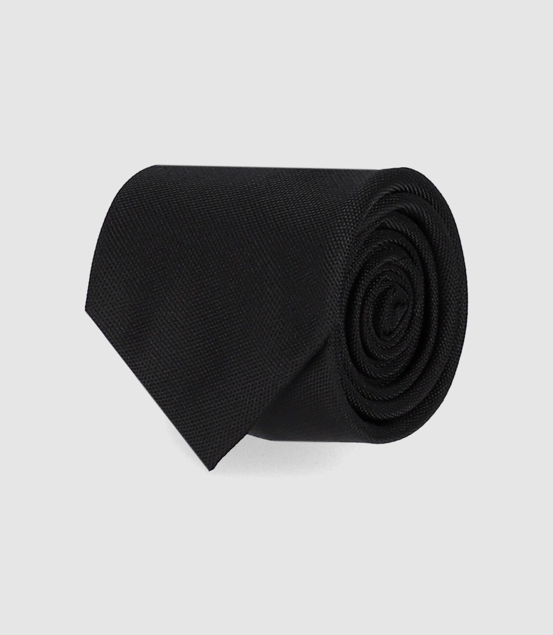 Cravate unie noire - IZAC