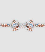 Nœud papillon fleuri blanc - IZAC