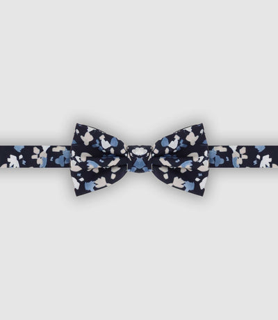 Nœud papillon à fleurs marine - IZAC