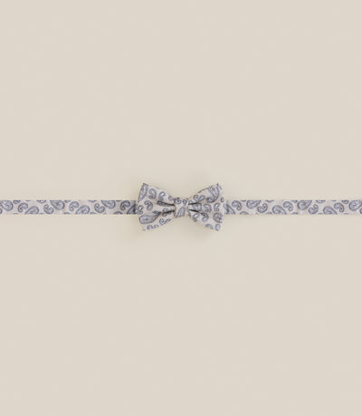 Noeud papillon motifs paisley beige - IZAC