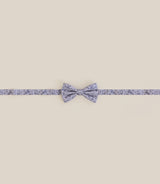 Noeud papillon en tissu fantaisie bleu - IZAC