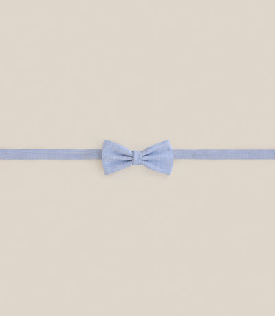 Noeud papillon tissu uni bleu ciel - IZAC