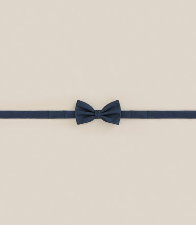 Noeud papillon 100% soie bleu canard - IZAC