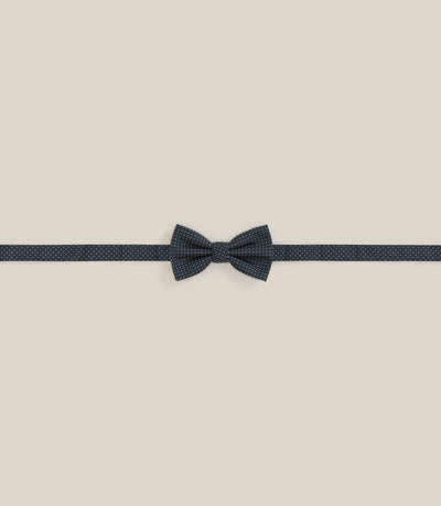 Noeud papillon avec micro motifs vert - IZAC