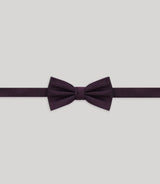 Nœud papillon uni bordeaux