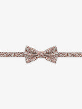 Brick-colored fancy bow tie