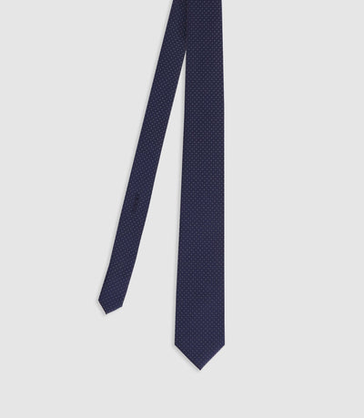 Cravate avec motifs marine - IZAC