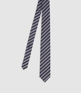 Cravate à rayures marine - IZAC