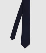 Cravate unie marine - IZAC