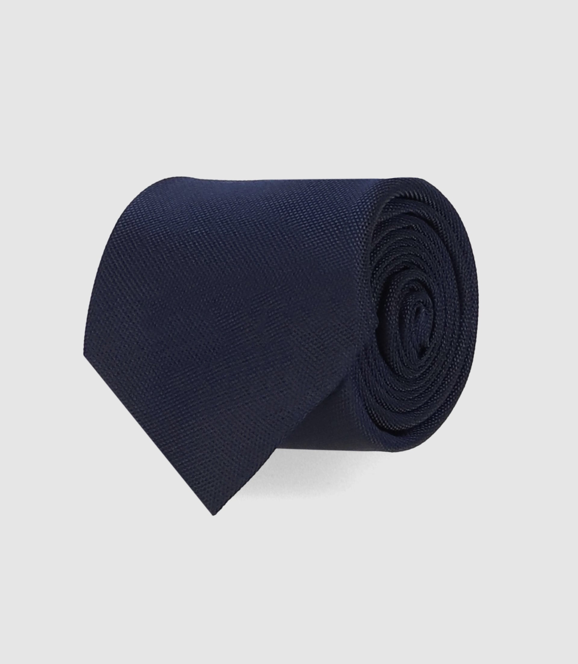 Cravate unie marine - IZAC