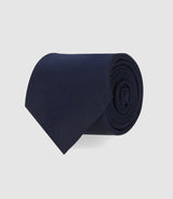 Cravate unie marine - IZAC