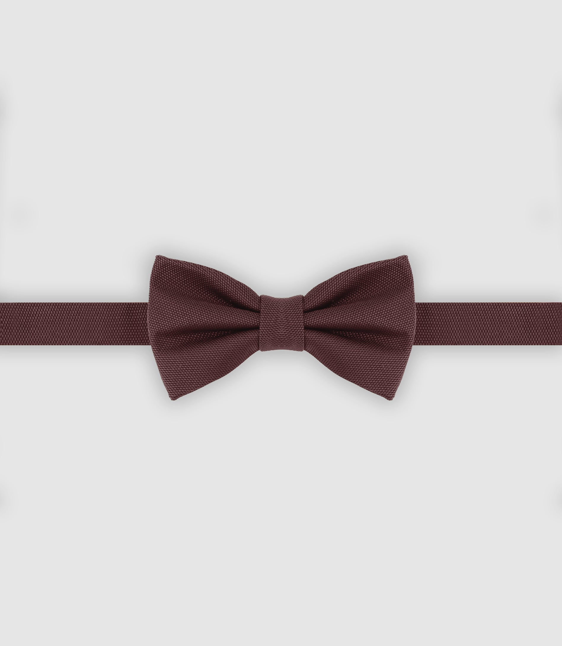 Butterfly knot uni bordeaux