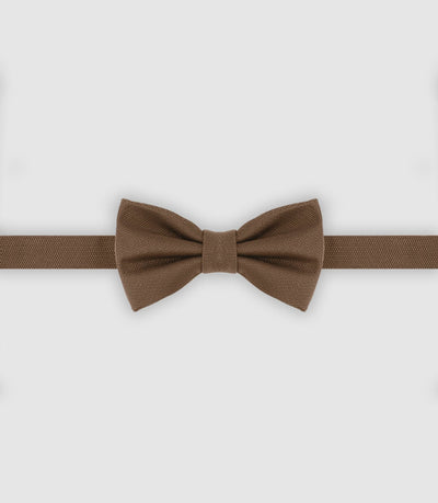 Nœud papillon uni marron - IZAC