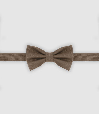 Nœud papillon uni marron clair - IZAC