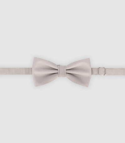 Nœud papillon en tissu gris - IZAC