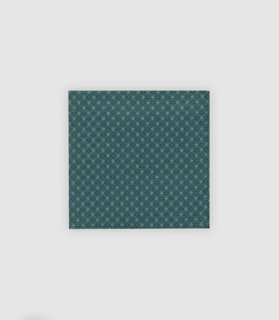 Pochette à motifs verte - IZAC