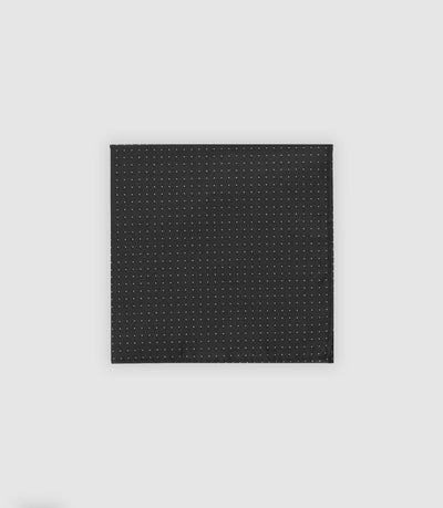 Pochette en tissu avec motifs noire - IZAC