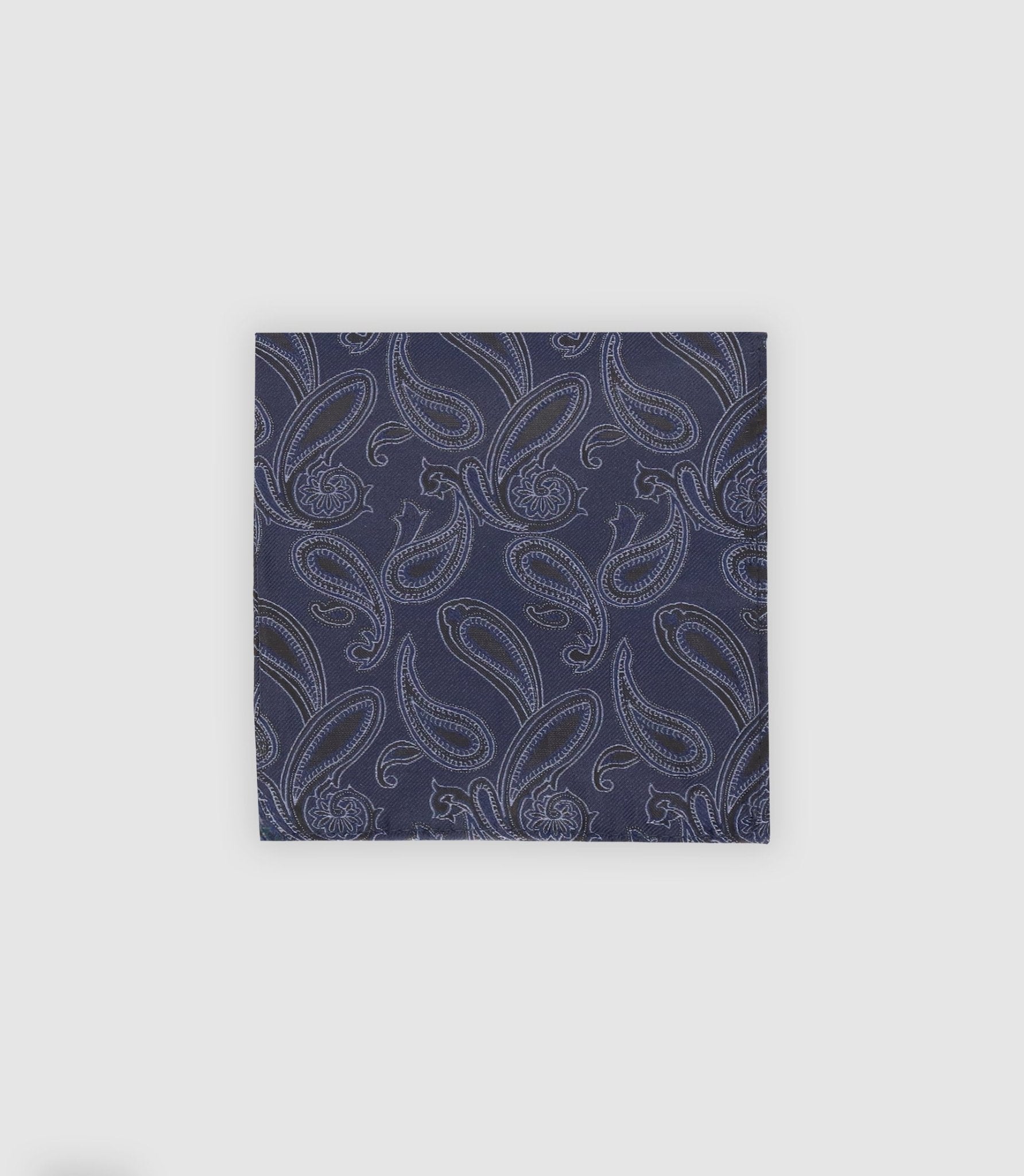 Pochette à micro motifs marine - IZAC