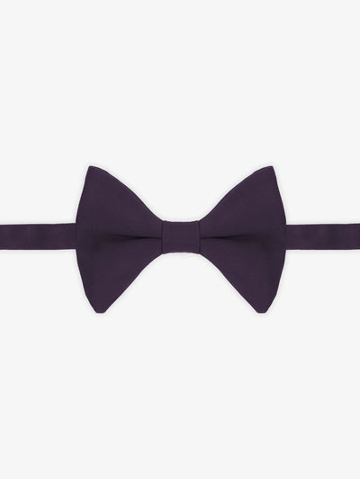 Nœud papillon uni bordeaux foncé - IZAC