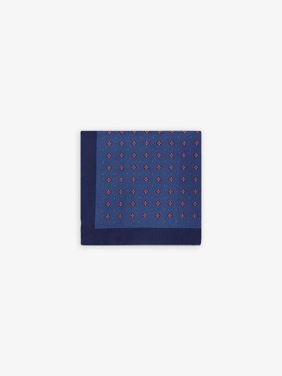 Pochette fantaisie bleu - IZAC