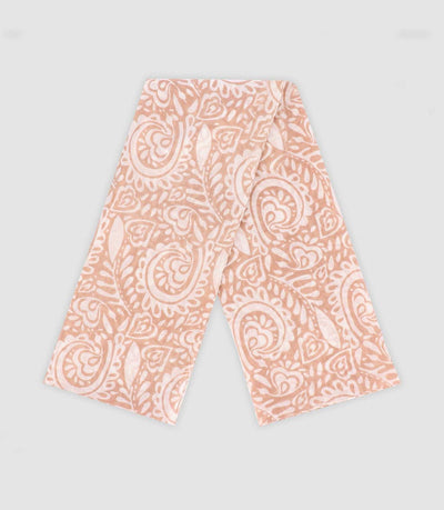 Echarpe feuillage beige - IZAC