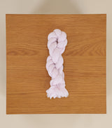 Plain ecru pink scarf