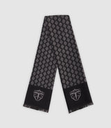 Black honeycomb scarf