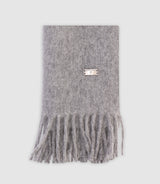 Uneed Gray fringe scarf