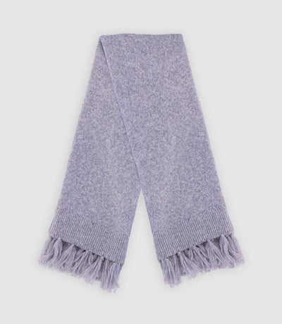 Echarpe en maille unie indigo - IZAC