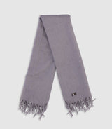 Gray plain scarf