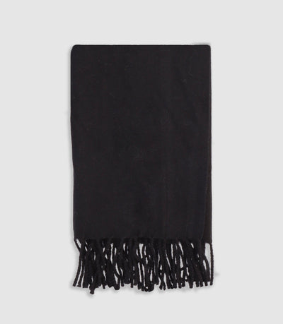 Echarpe unie noire - IZAC