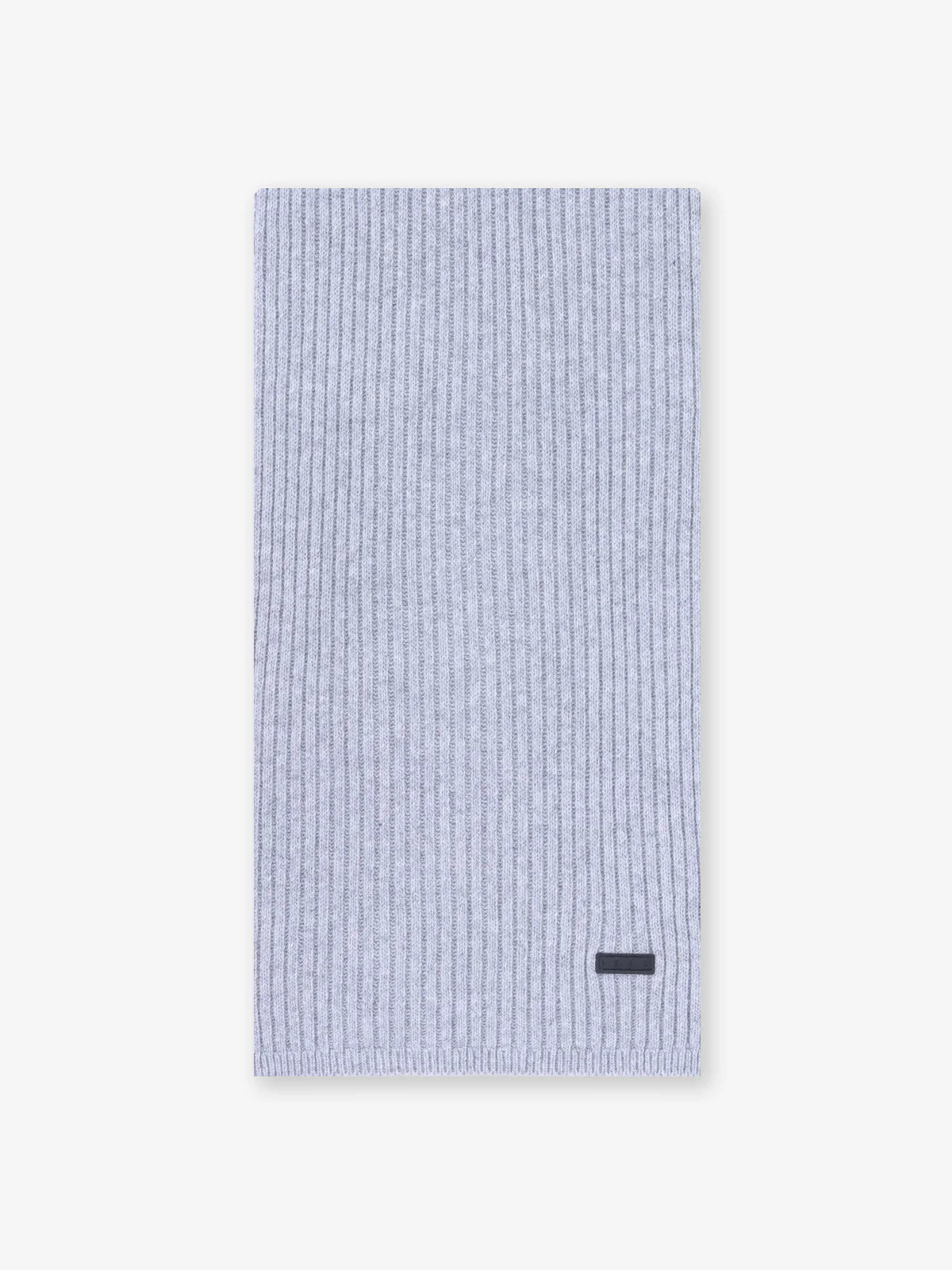 Écharpe en maille unie grise - IZAC