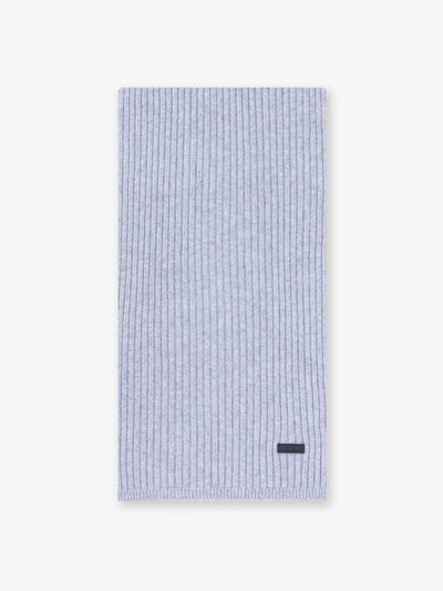 Écharpe en maille unie grise - IZAC