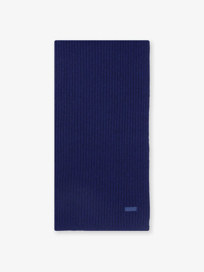 Écharpe en maille unie marine - IZAC