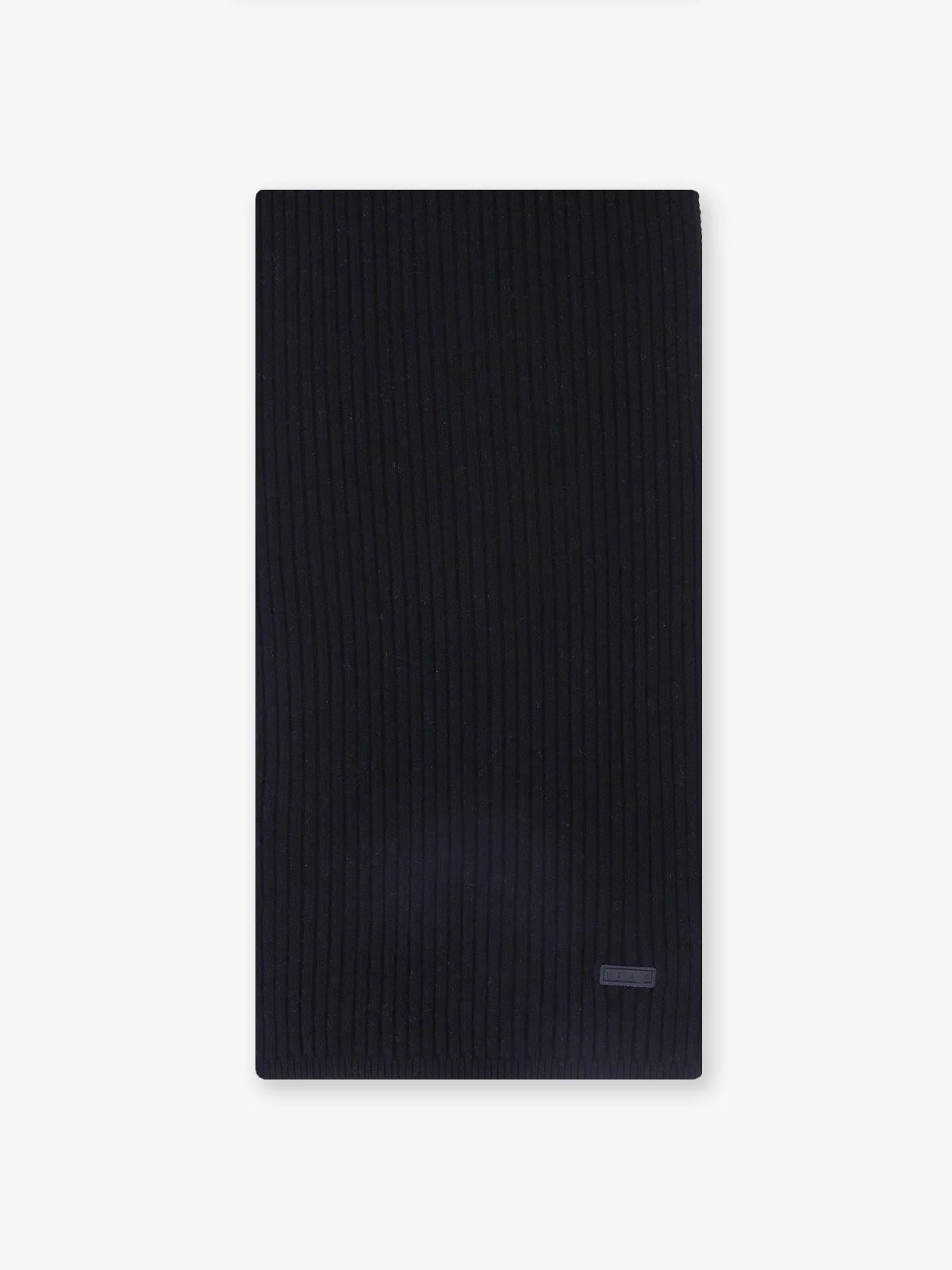 Écharpe en maille unie noire - IZAC