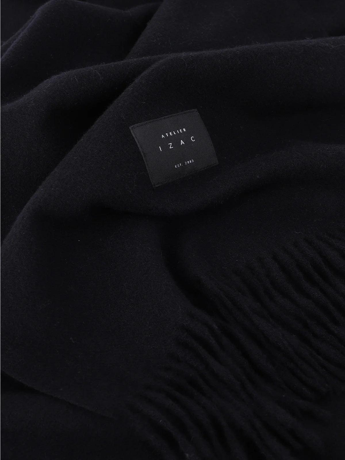 Écharpe unie noire - IZAC