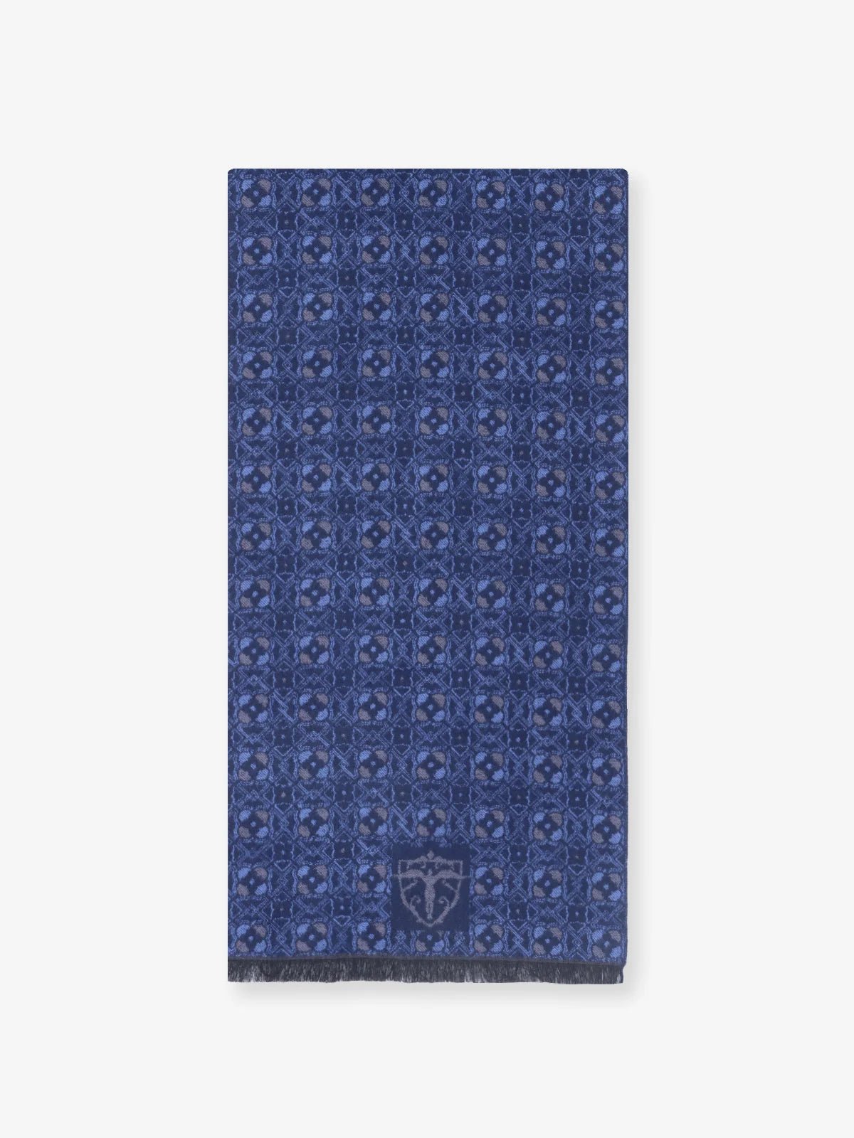 Écharpe à motif floral marine - IZAC