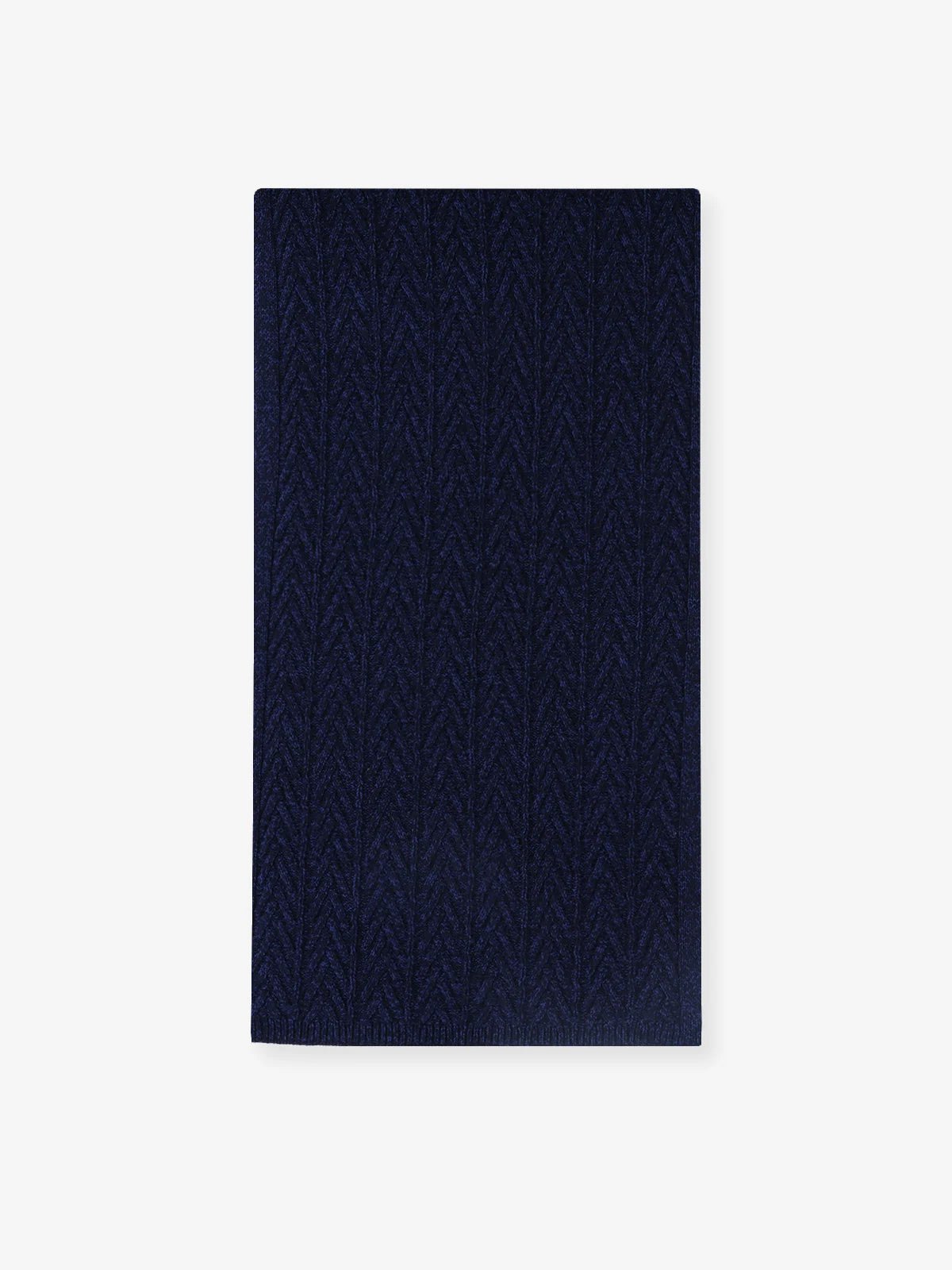 Écharpe en maille unie marine - IZAC