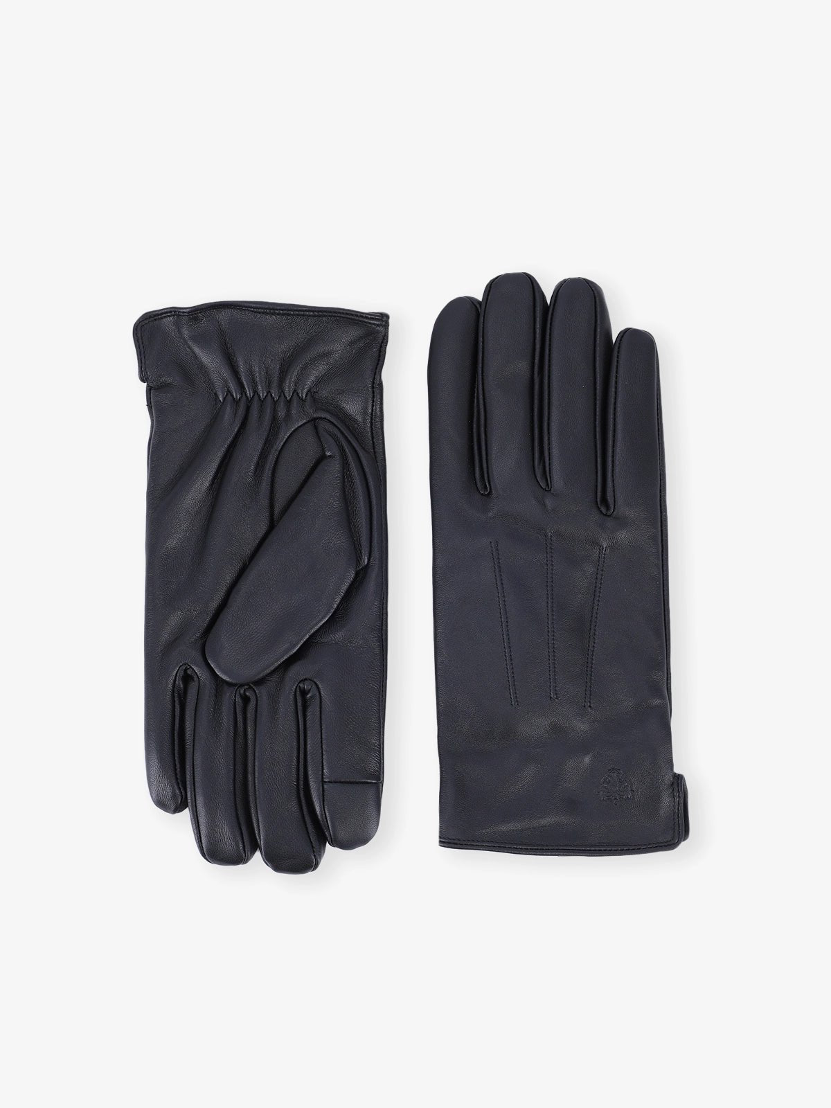 Gant en cuir noir - IZAC