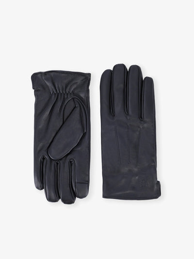 Gant en cuir noir - IZAC