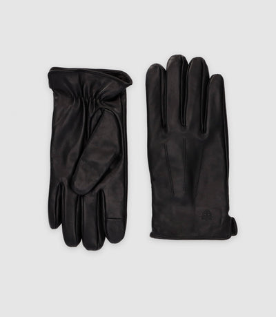 Gants 100% cuir noirs - IZAC