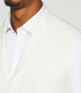 White linen and cotton suit vest JCACTUS