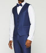 Blue suit vest JFAVORI